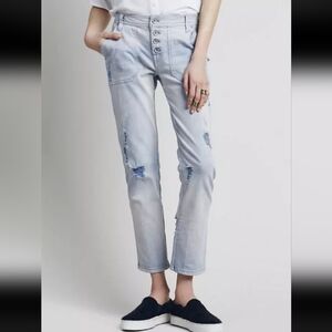 EUC - Free People relaxed mountaineer jeans, size 6